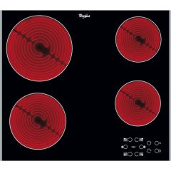 Whirlpool AKT 8090 LX Ceramic Hob 4 Zones 60cm - Black