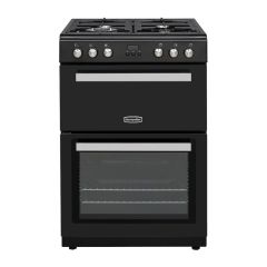 Montpellier MMRDF60FK 60cm Dual Fuel Mini Range Cooker in Black