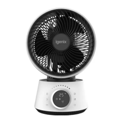Igenix IGFD4009W 9 Inch Digital Air Circulator Turbo Fan - White
