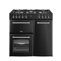 Belling RCA FARMHOUSE 90DF 90cm Dual Fuel Range Cooker - Black