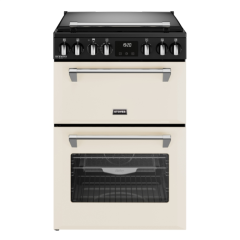 Stoves DX MRA RICH 60DF 60cm Dual Fuel Cooker with Double Oven - Cream