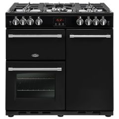 Belling Farmhouse X90G BLK 90cm Gas Range Cooker