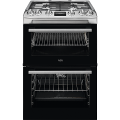 AEG CKX6540ACM 60cm Dual Fuel Double Cooker