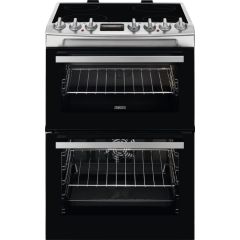 Zanussi ZCV69360XA SteamBake 60cm Ceramic Electric Cooker
