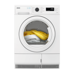 Zanussi ZDH87B4PW Freestanding 8kg Heat Pump Tumble Dryer