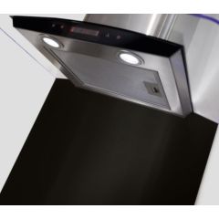 CDA CSB62CBL Curved Metal Splashback