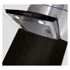CDA CSB72CBL Curved Metal Splashback