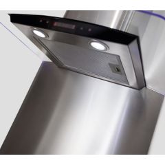 CDA CSB92CSS Curved Metal Splashback