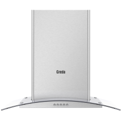 Creda C60CHXG 60cm Curved Glass Chimney Hood