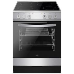 Amica AFC601SS 60Cm Single Cavity Electric Cooker With Ceramic Hob
