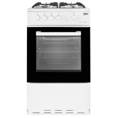 Beko KSG580W 50Cm Gas Cooker Single Cavity 