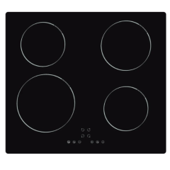 Cata UBIND60BF 60cm 4 Cooking Zones - Timer - 2 x Speed Boost Zones - Pause / Keep Warm Functions - 