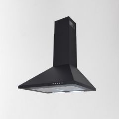 Luxair LA-70-STD-BLK 70Cm Chimney Hood Black 