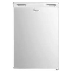 Midea MDRD194FGE01 55.3Cm Undercounter Fridge Freestanding Transparent Drawers Led Lights 131L White