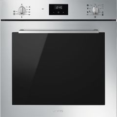 Smeg SF6400TVX Single Fan Oven 8 Function Vapour Clean 13Amp Connectable 3Kw 592 X 597 X 571