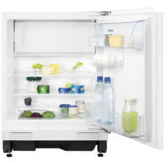 Zanussi ZEAN82FR 
Built-under Fridge with 4 Star Freezer Compartment, F Energy, Door on Door Fixing 