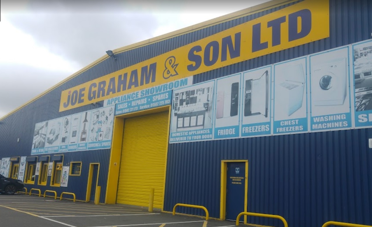 Joe Graham shop front viewed from the street.
