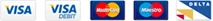 Credit and Debit Cards Accepted Safely.