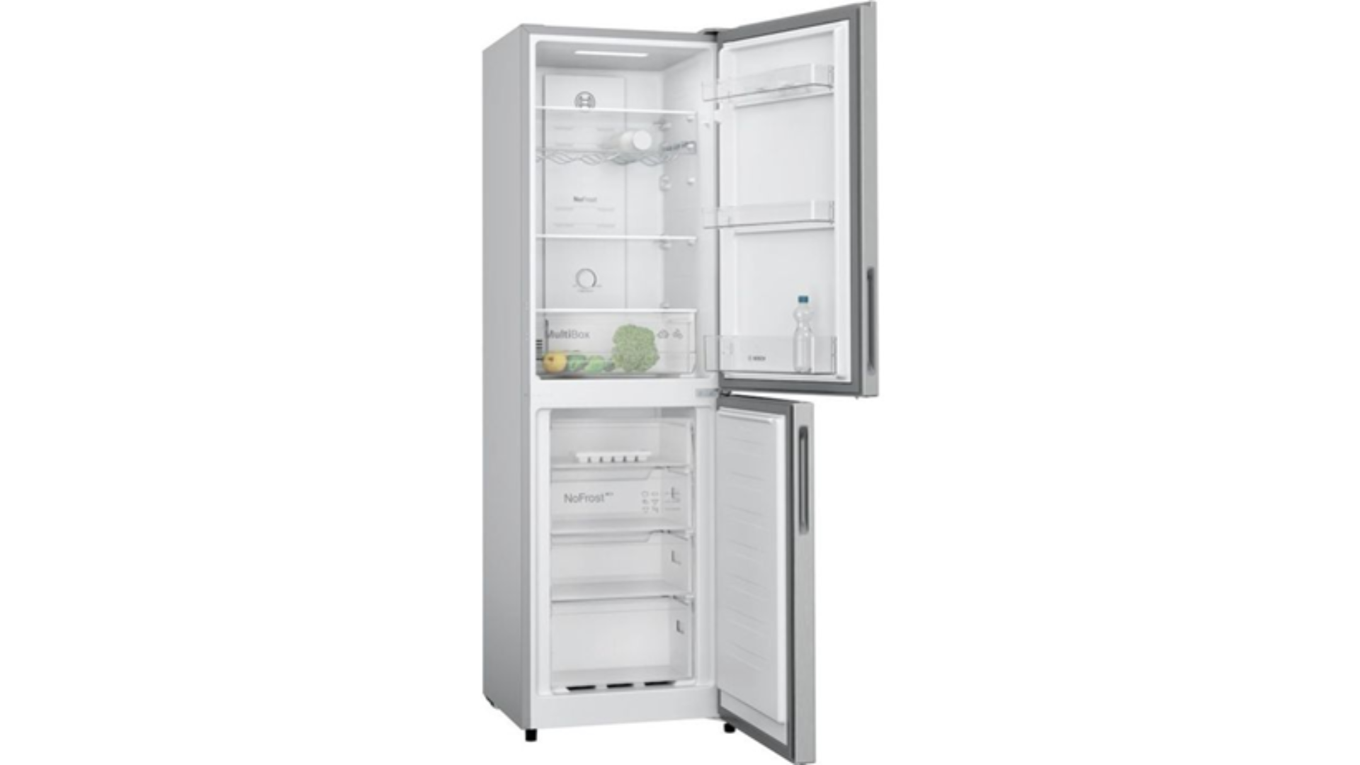 Bosch Fridge Freezer (Grey) KGN27NLFAG 